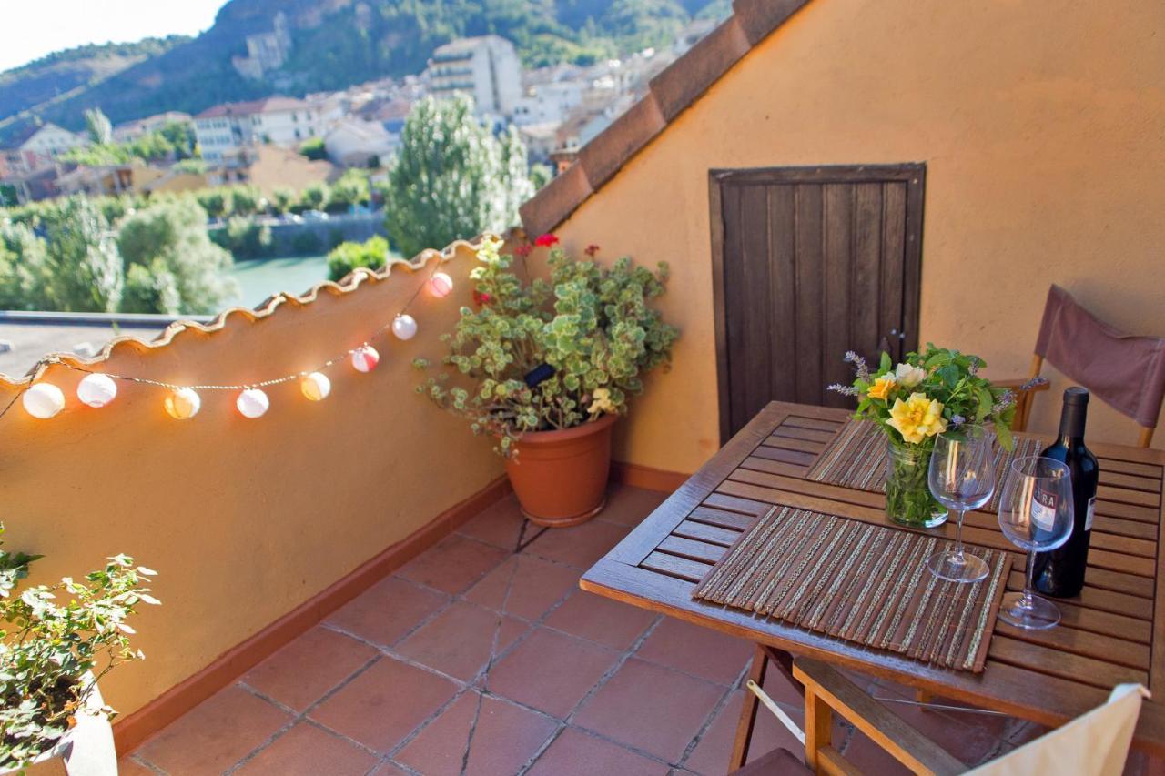 Appartamento Ático con terraza en Graus-Pirineo de Huesca Esterno foto